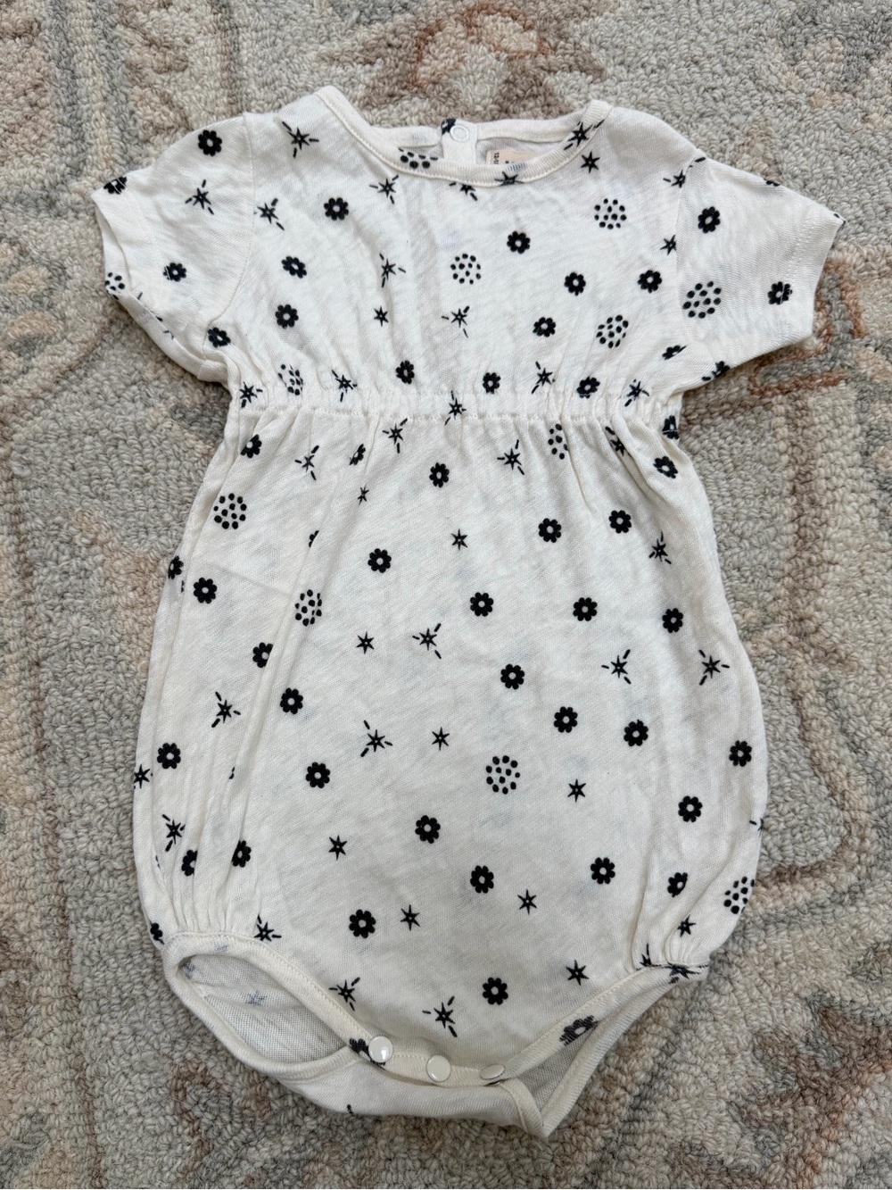 Misha and Puff Bandana Print Bubble Romper